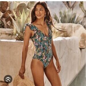 Summersalt x Rifle Paper Co. Swimsuit - The Ruffle Backflip (Lea) | Size 20